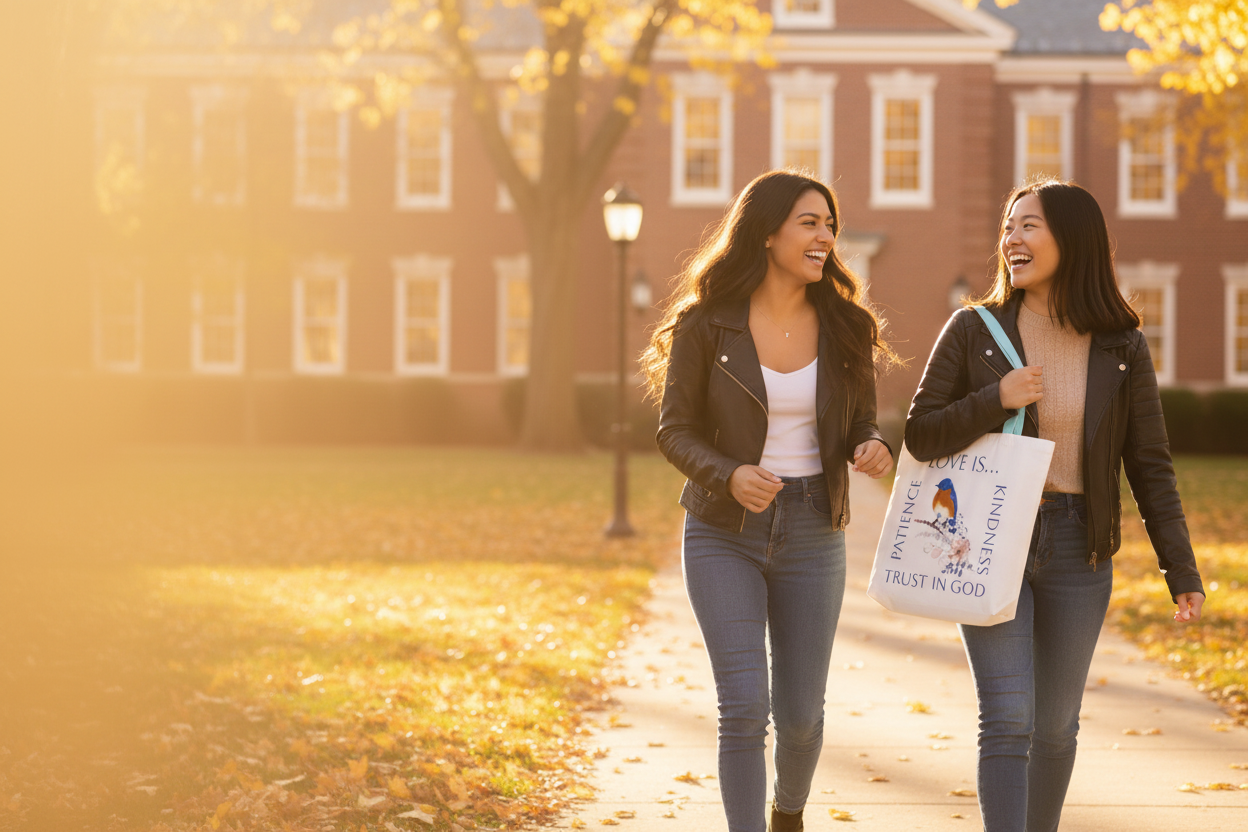 Fall Campus - Amber Glow Left